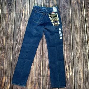 NWT Vtg Wrangler Cowboy Cut High Rise Jeans Slim Fit Women's Blue Denim 14MWZG